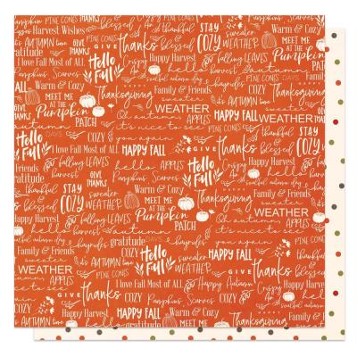 PhotoPlay Thankful Designpapier - Hello Fall